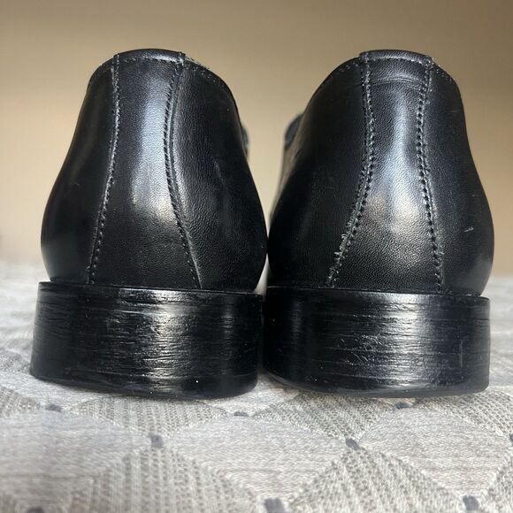 Charles Tyrwhitt Black Leather‎ Cap Toe Oxford Dress Shoes Men\'s 8 Lace Up Work main image 6